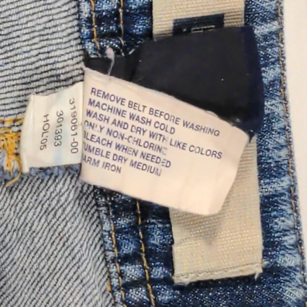 Vtg Gap Kids Y2K Flare Jeans Size 4 Adjustable Waist Stretch 2005‎ Retro Denim